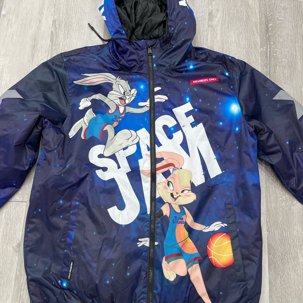 Members Only X Looney Tunes LIMITED EDITION Jacket Space Jam Tune Squad Medium - Picture 5 of 5